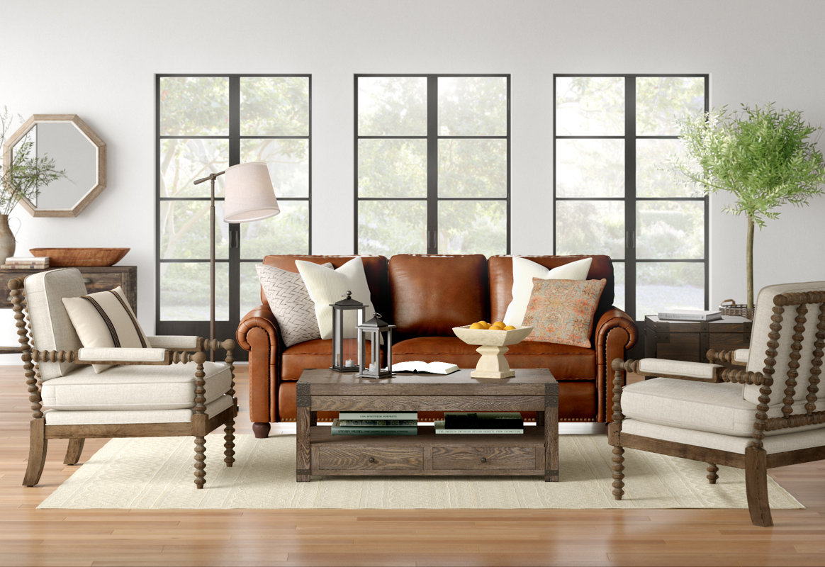 American Traditional Living Room Design Photo by Three Posts Joss & Main